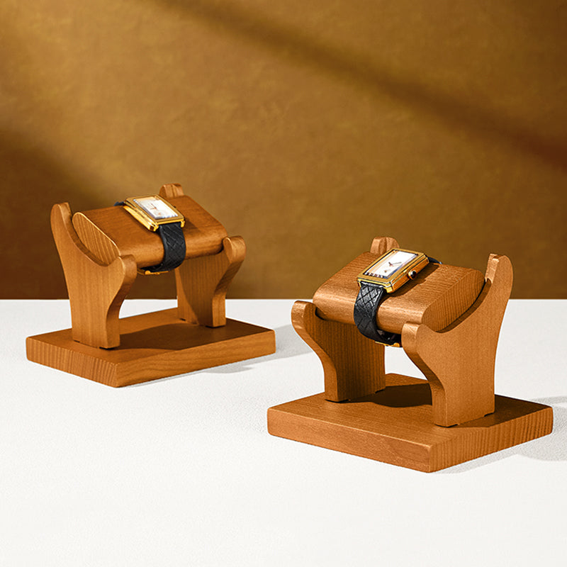 FANXI Premium Watch Display Stand — Solid Wood Watch Holder SM249