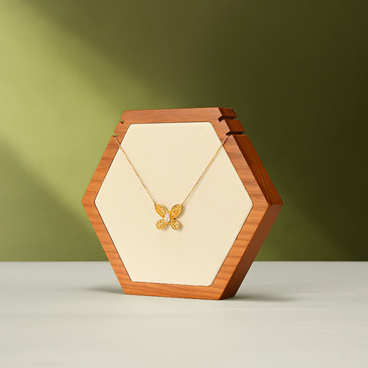 FANXI Premium Solid Wood Necklace Display Stand SM231