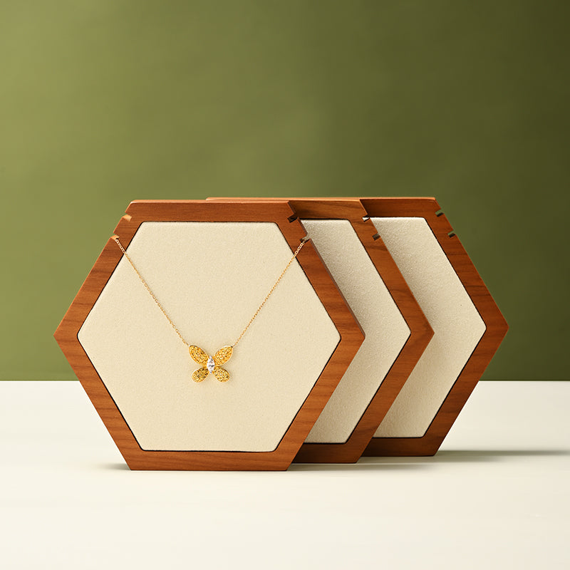 FANXI Premium Solid Wood Necklace Display Stand SM231