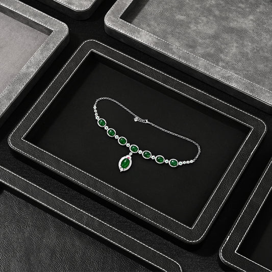 FANXI Rounded Corner Stitching Display Tray - Layer Jewelry Storage Box P214