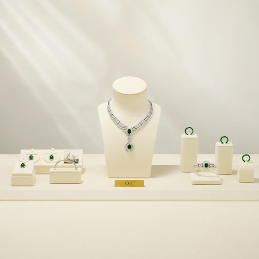 FANXI Luxury Jewelry Display Stand: Rings Earrings Bracelets and Bracelet Sets.TT196