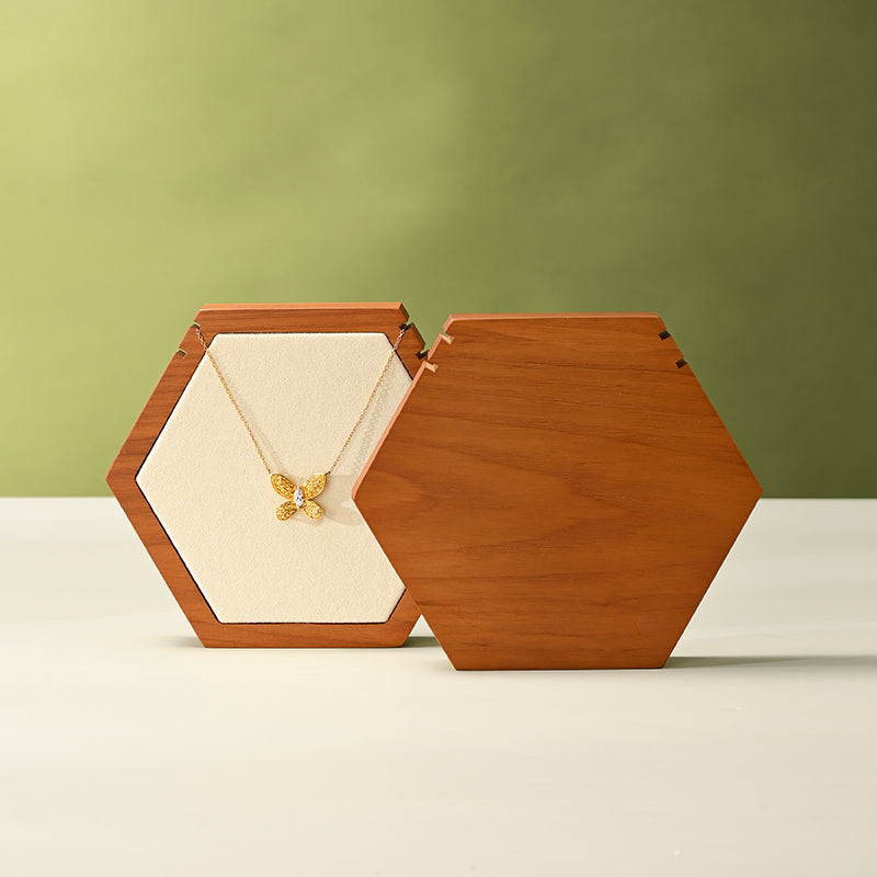 FANXI Premium Solid Wood Necklace Display Stand SM231