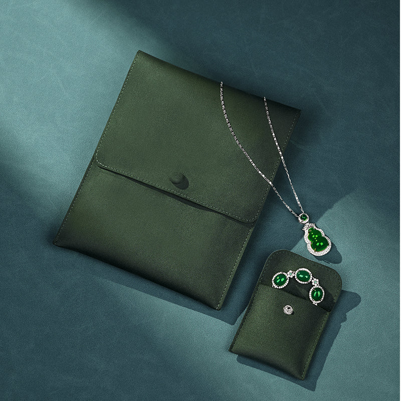 FANXI Simple & Portable Jewelry Pouch — Necklace & Bracelet Storage Bag wholesale 5pcs/10pcs D076