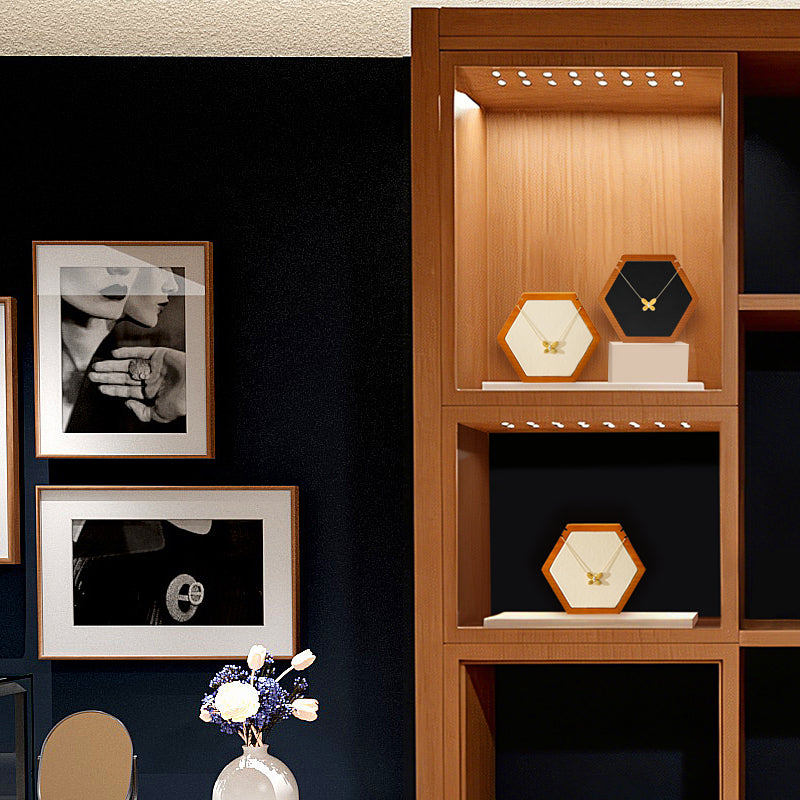 FANXI Premium Solid Wood Necklace Display Stand SM231