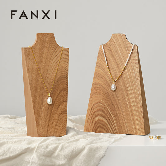 Luxury Original Wood Necklace Bust Display Stand SM241