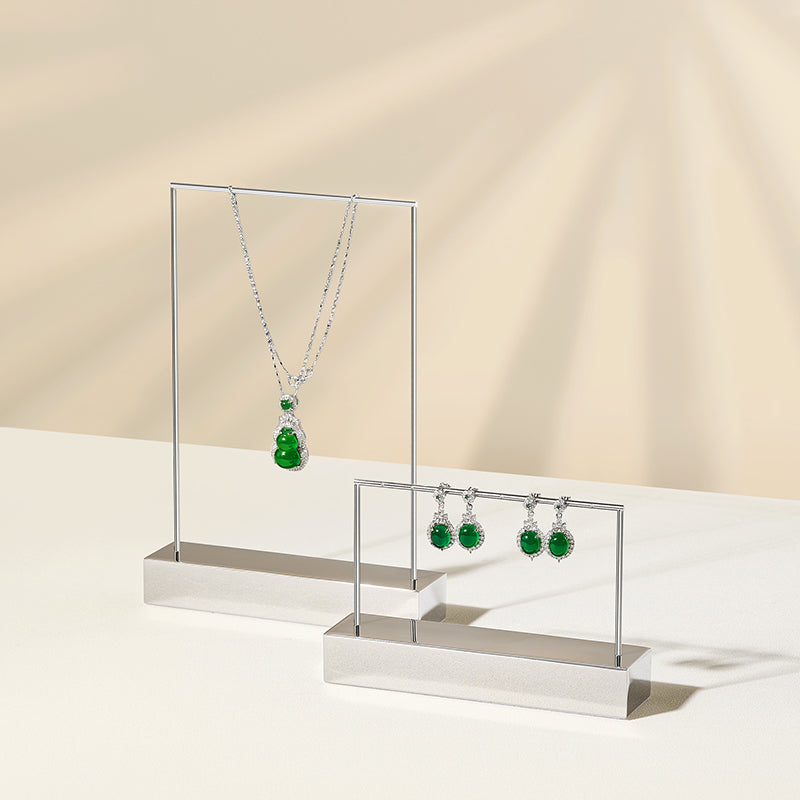 FANXI jewelry display racks for necklaces pendants and mirrored metal earrings J021