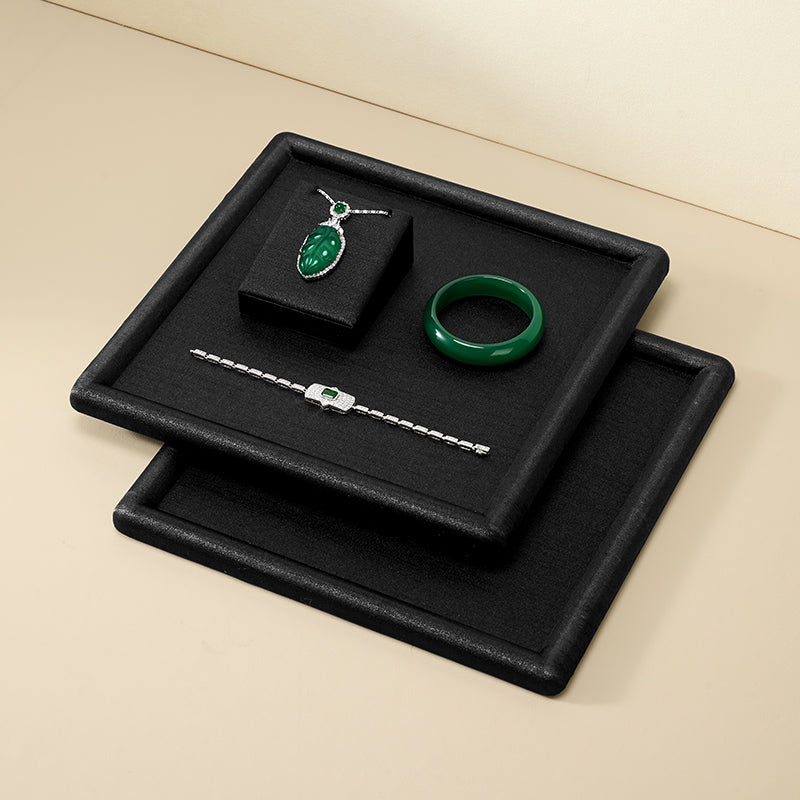 FANXI premium microfiber jewelry display tray P070