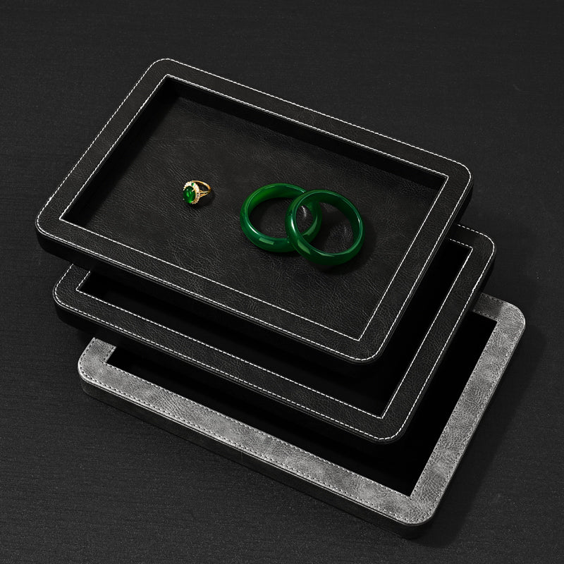 FANXI Rounded Corner Stitching Display Tray - Layer Jewelry Storage Box P214