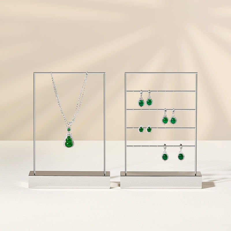 FANXI jewelry display racks for necklaces pendants and mirrored metal earrings J021