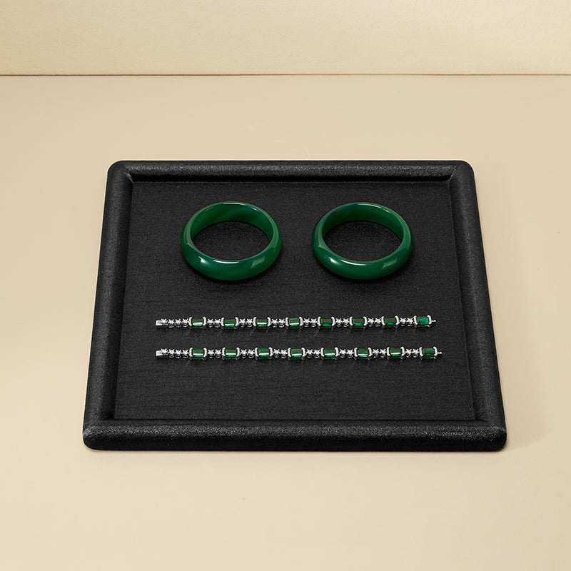 FANXI premium microfiber jewelry display tray P070