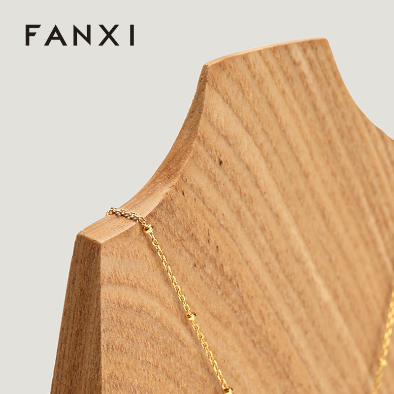 Luxury Original Wood Necklace Bust Display Stand SM241