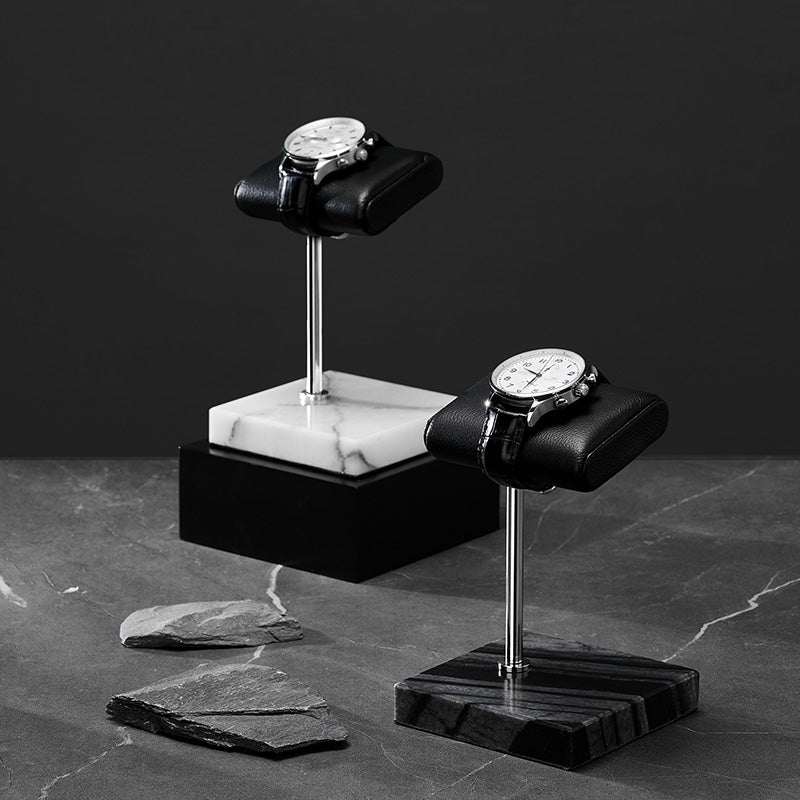 FANXI watch stand with marble base, high-end watch and wristwatch holder JS080
