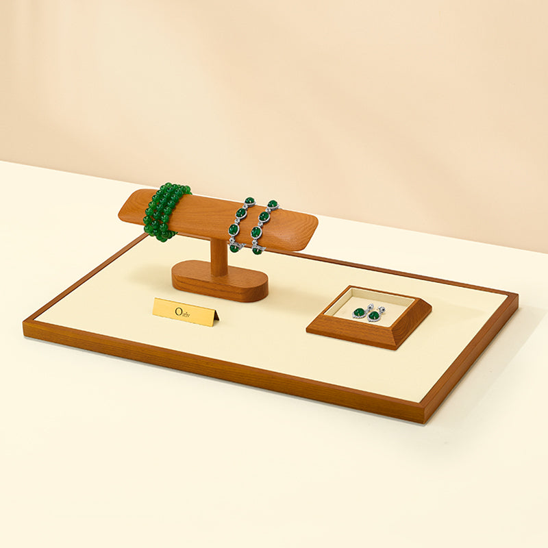 FANXI solid wood jewelry bracelets and jewelry trays SM057