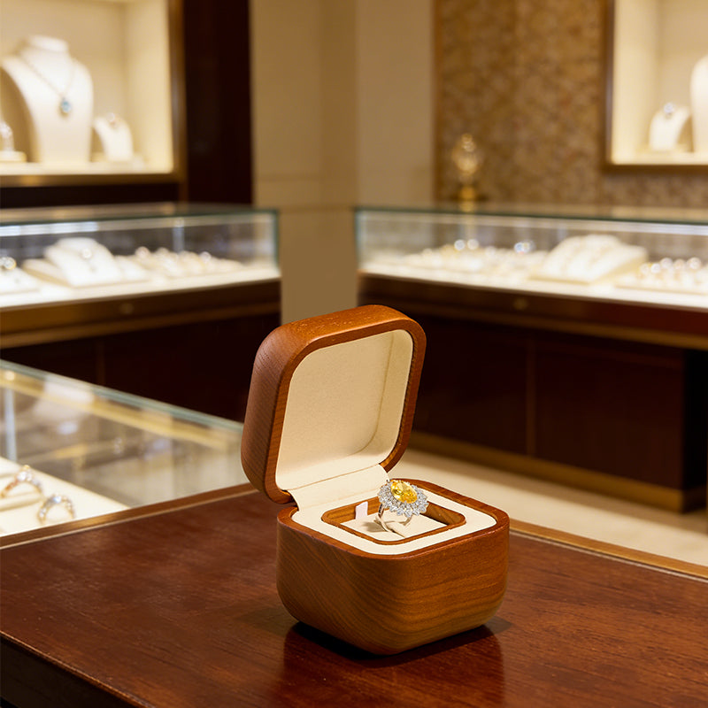 FANXI Solid Wood Jewelry Storage Box H20601