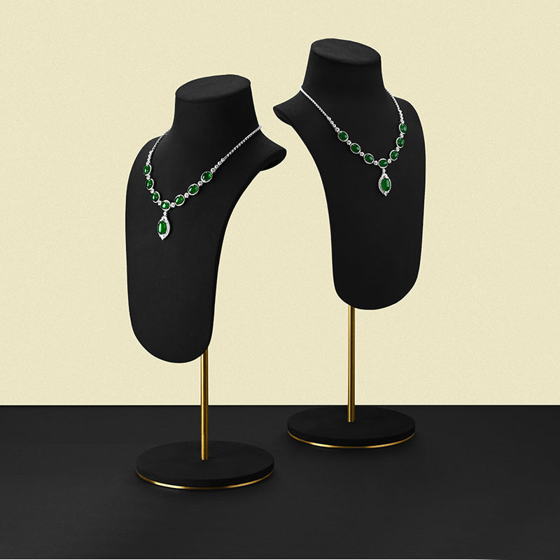 FANXI Neck Neck Metal Jewelry Neck Model Display Props RX103