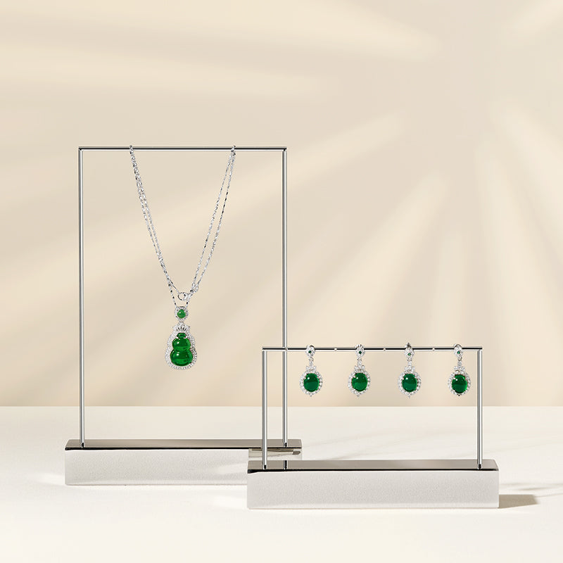 FANXI jewelry display racks for necklaces pendants and mirrored metal earrings J021