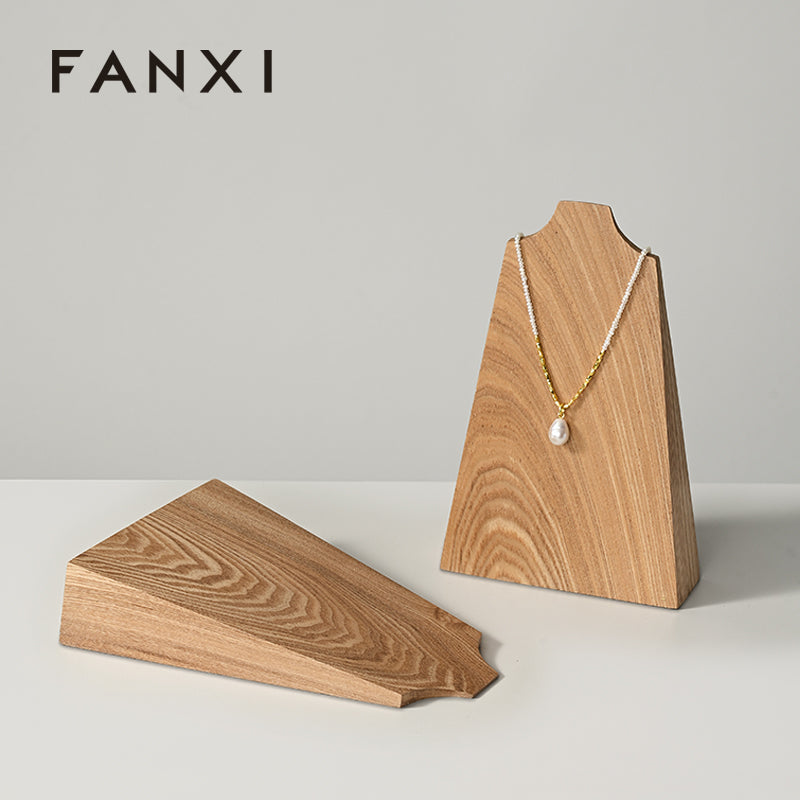 Luxury Original Wood Necklace Bust Display Stand SM241