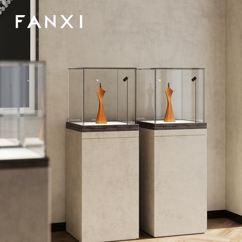 FANXI Solid Wood Jewelry Display Rack - High-End Designer Necklace Stand SM222