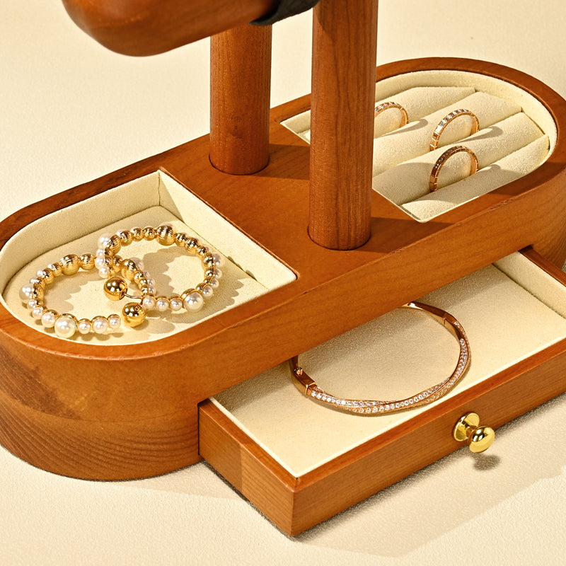 FANXI solid wood watch and jewelry rack/wrist watch display stand SM245