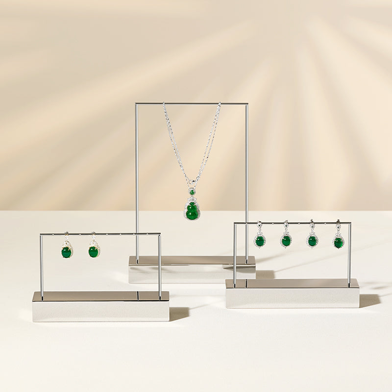 FANXI jewelry display racks for necklaces pendants and mirrored metal earrings J021
