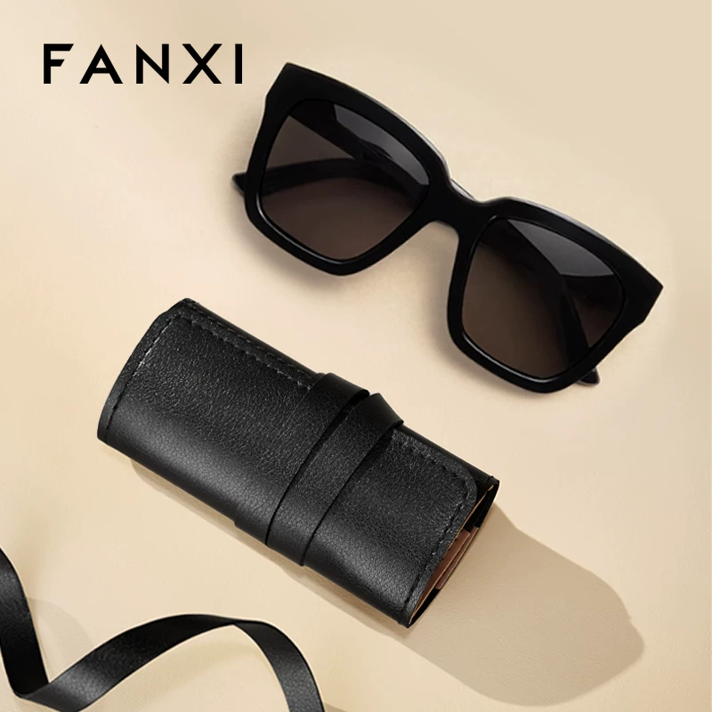 FANXI Multifunctional PU Leather Portable Ring, Earring, Bracelet, and Jewelry Storage Bag B027