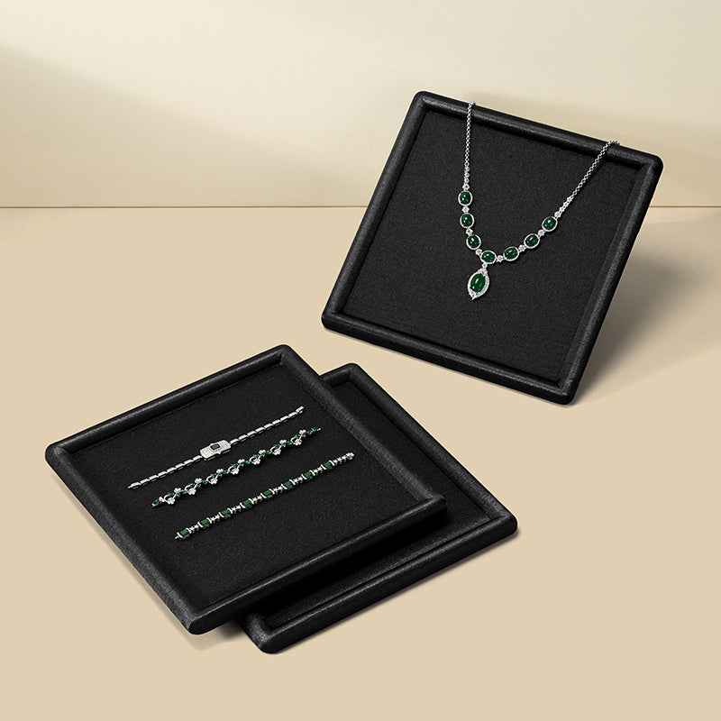 FANXI premium microfiber jewelry display tray P070
