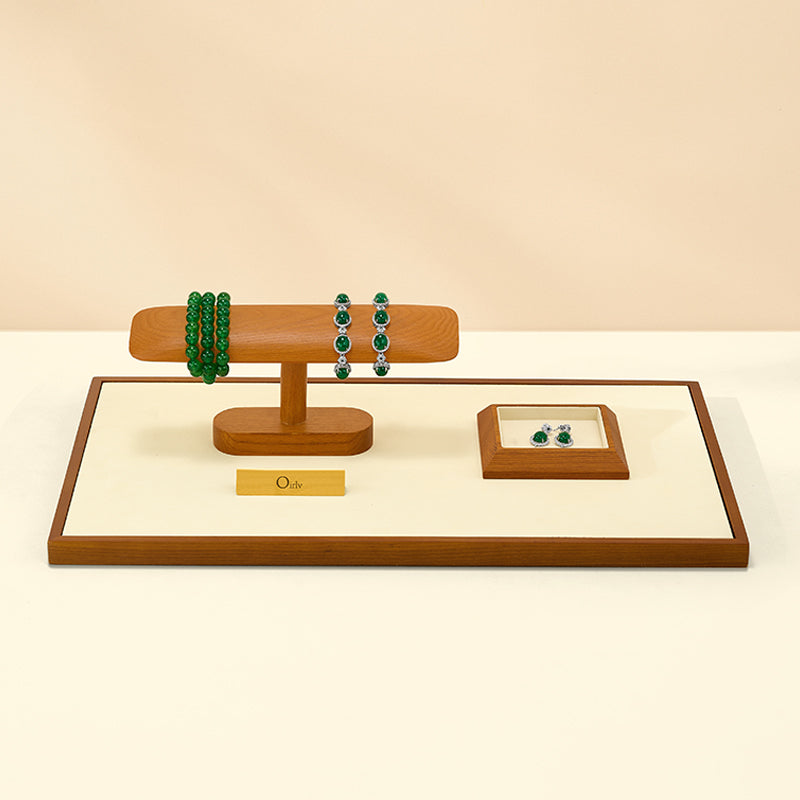 FANXI solid wood jewelry bracelets and jewelry trays SM057