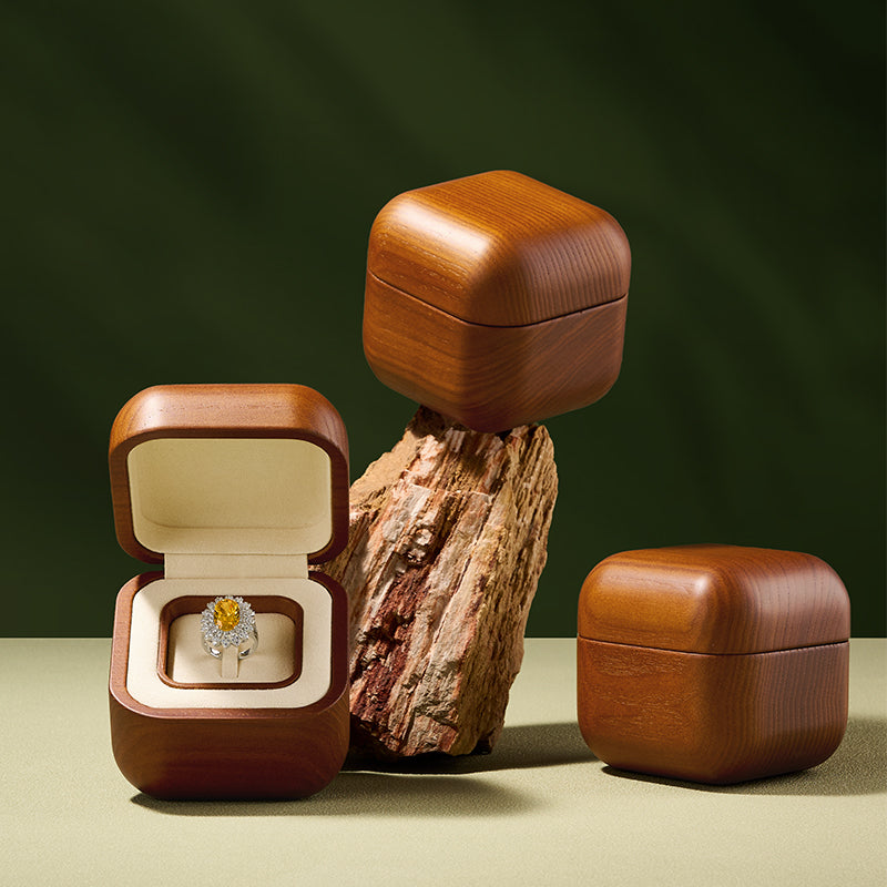 FANXI Solid Wood Jewelry Storage Box H20601