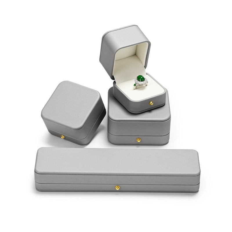 Classic Gray Color Jewelry Packaging Box H179