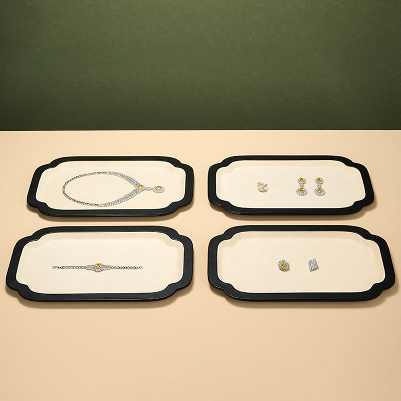 FANXI Traditional Chinese style jadeite and jewelry display props viewing trays and jewelry trays P243