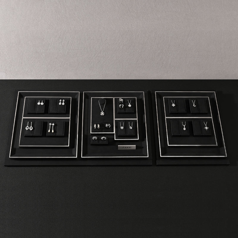 FANXI Luxury Jewelry Display: Rings and Necklaces - High-End Display Props TT370