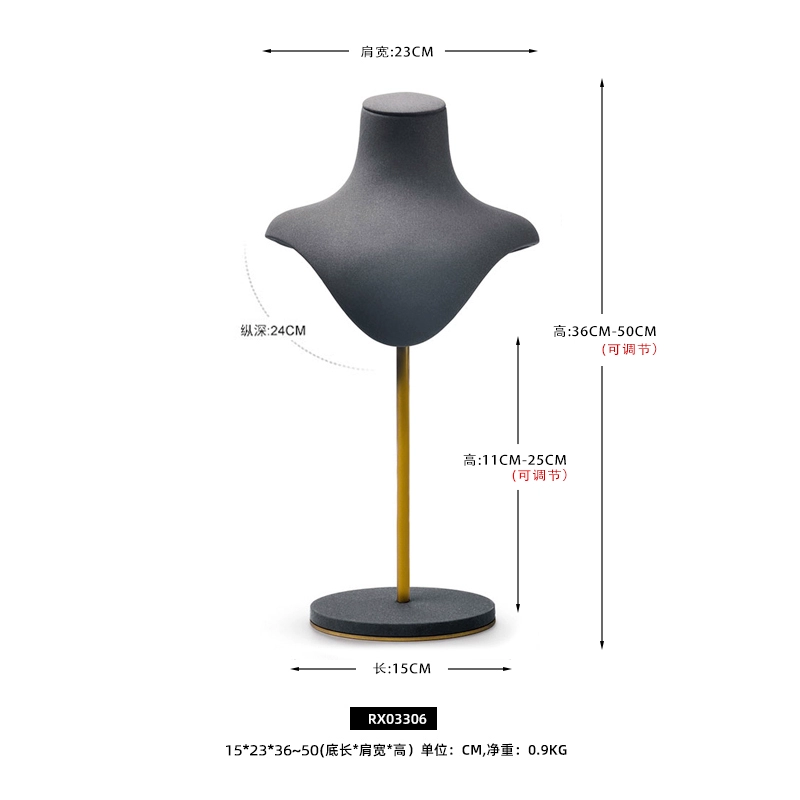FANXI necklace display stand, mannequin neck, necklace, jewelry neck model  RX033