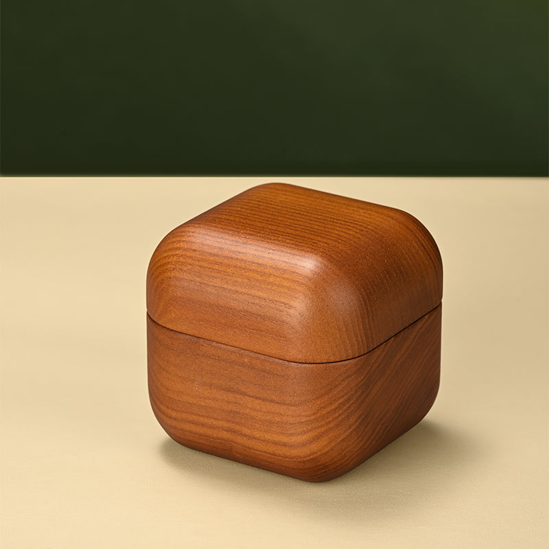 FANXI High-end solid wood ring box storage box creative unit ring display box H206