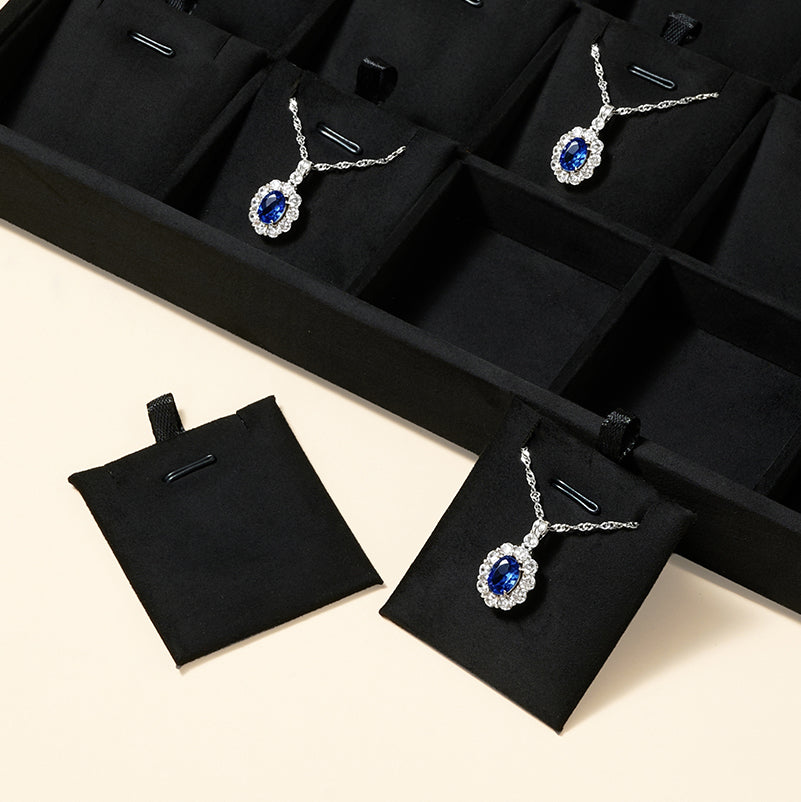 FANXI jewelry tray jewelry display tray velvet cloth ring necklace pendant storage tray for viewing jewelry P167