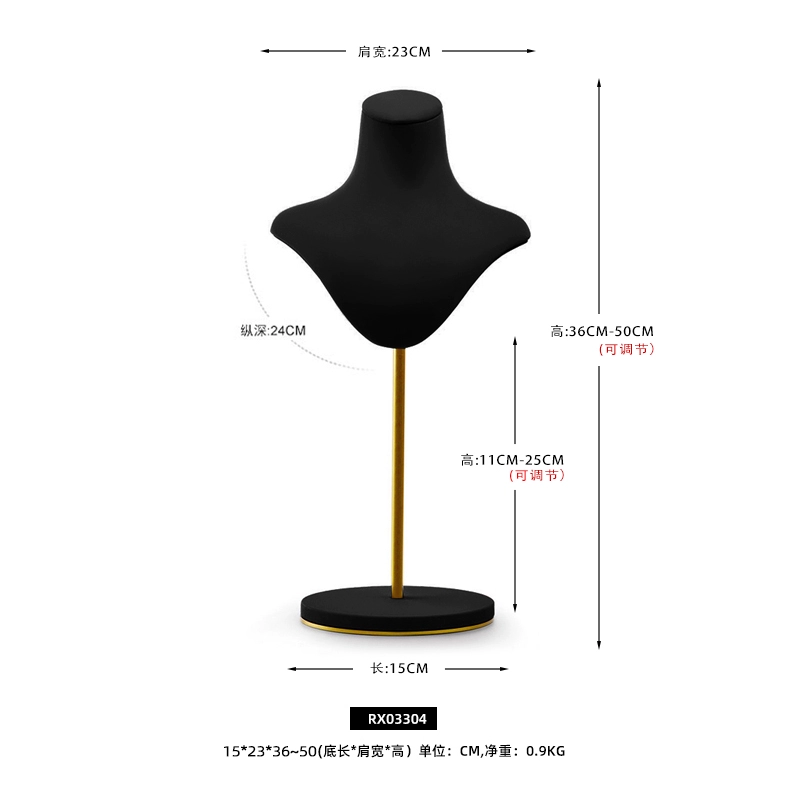 FANXI necklace display stand, mannequin neck, necklace, jewelry neck model  RX033