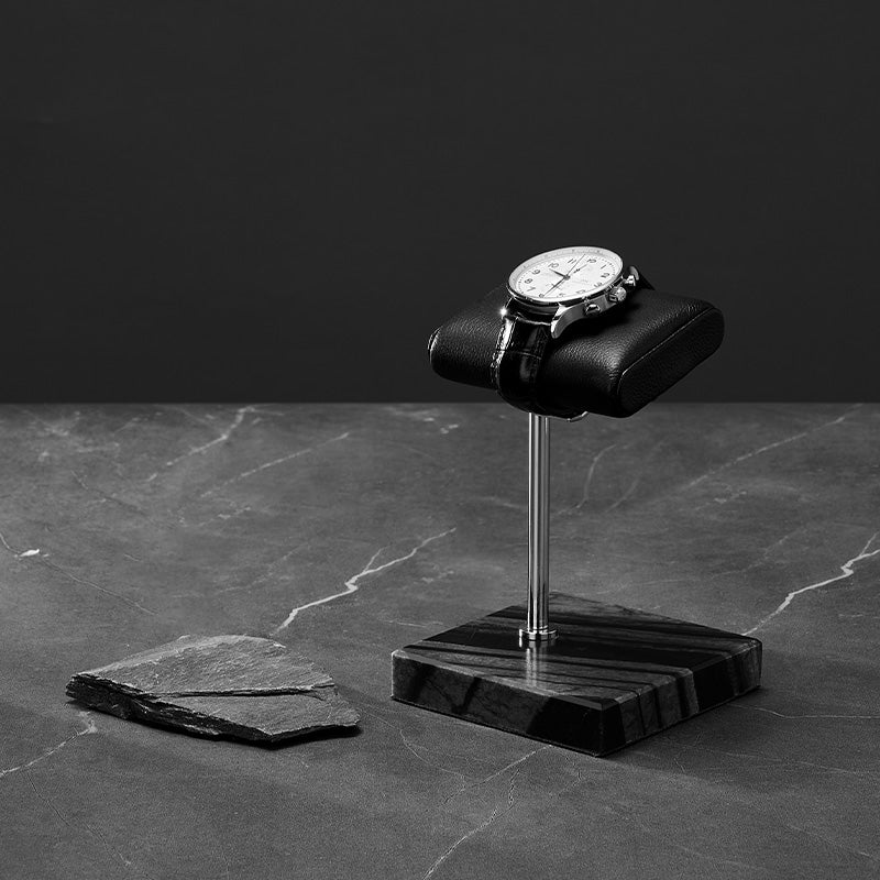 FANXI watch stand with marble base, high-end watch and wristwatch holder JS080