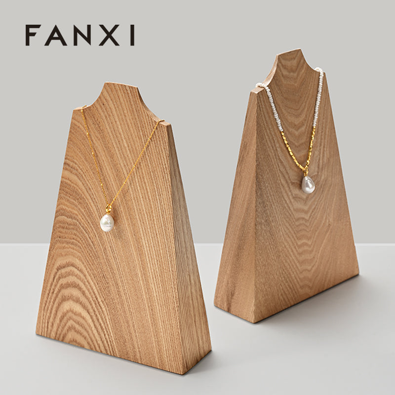 Luxury Original Wood Necklace Bust Display Stand SM241