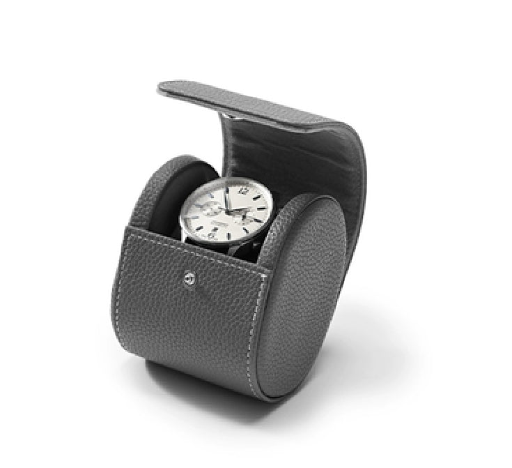 Luxury Leather Watch Storage Box Travel Single Watch Case Watch Gift Box for Christmas Anniversary Birthday B009