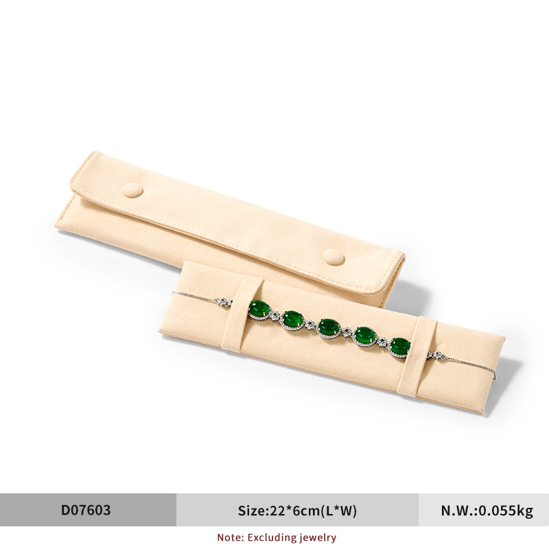 FANXI Simple & Portable Jewelry Pouch — Necklace & Bracelet Storage Bag wholesale 5pcs/10pcs D076