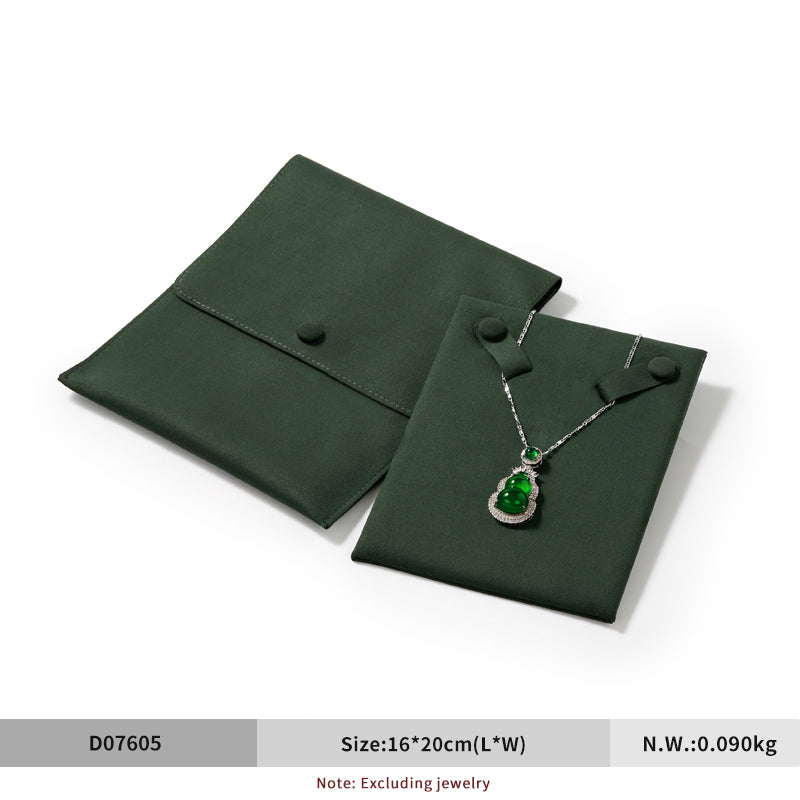 FANXI Simple & Portable Jewelry Pouch — Necklace & Bracelet Storage Bag wholesale 5pcs/10pcs D076