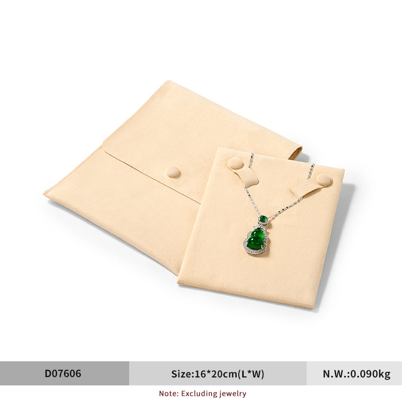 FANXI Simple & Portable Jewelry Pouch — Necklace & Bracelet Storage Bag wholesale 5pcs/10pcs D076
