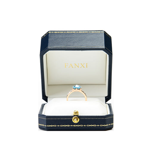 FANXI Octagonal Engagement Ring Box H04101