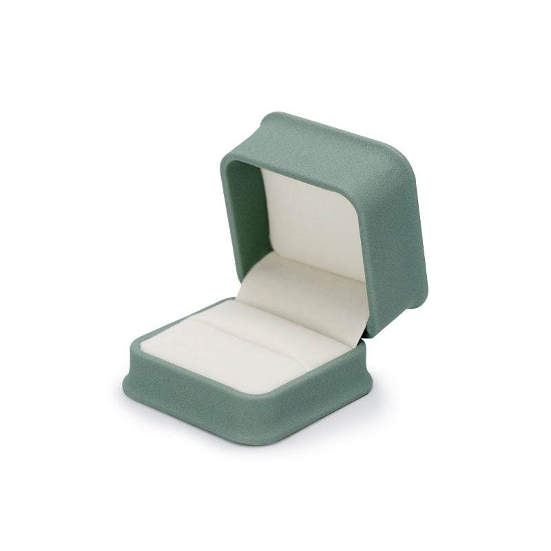 Green PU Leather Jewelry Gift Packaging Box H145