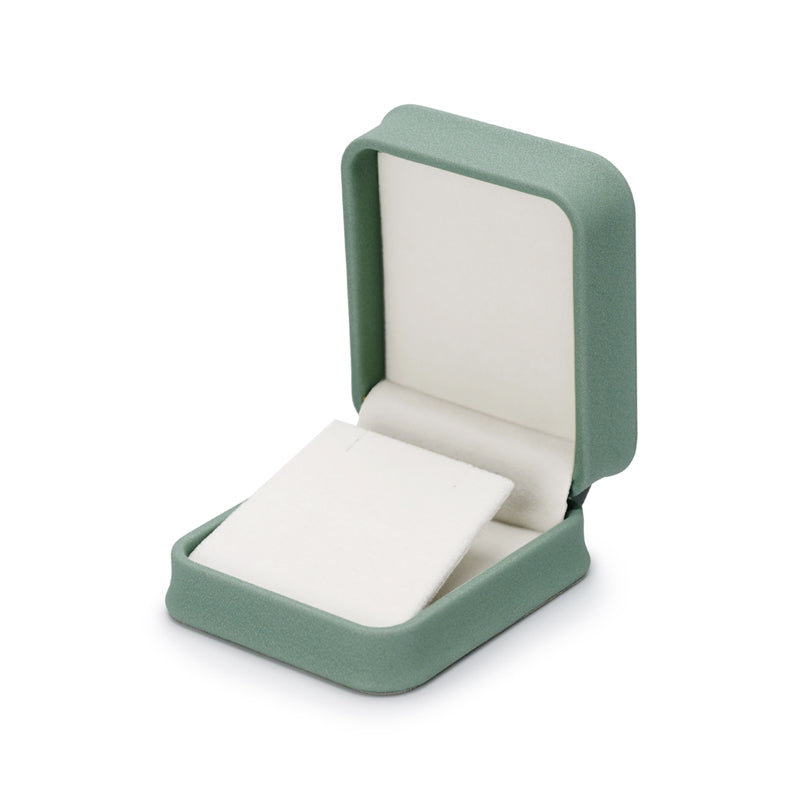 Green PU Leather Jewelry Gift Packaging Box H145