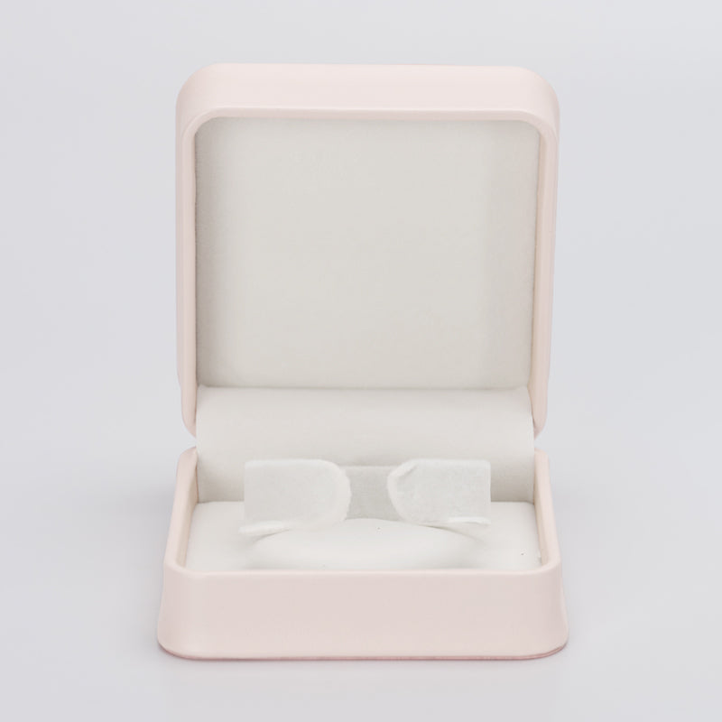 Pink PU Leather Jewelry Gift Packaging Box H146