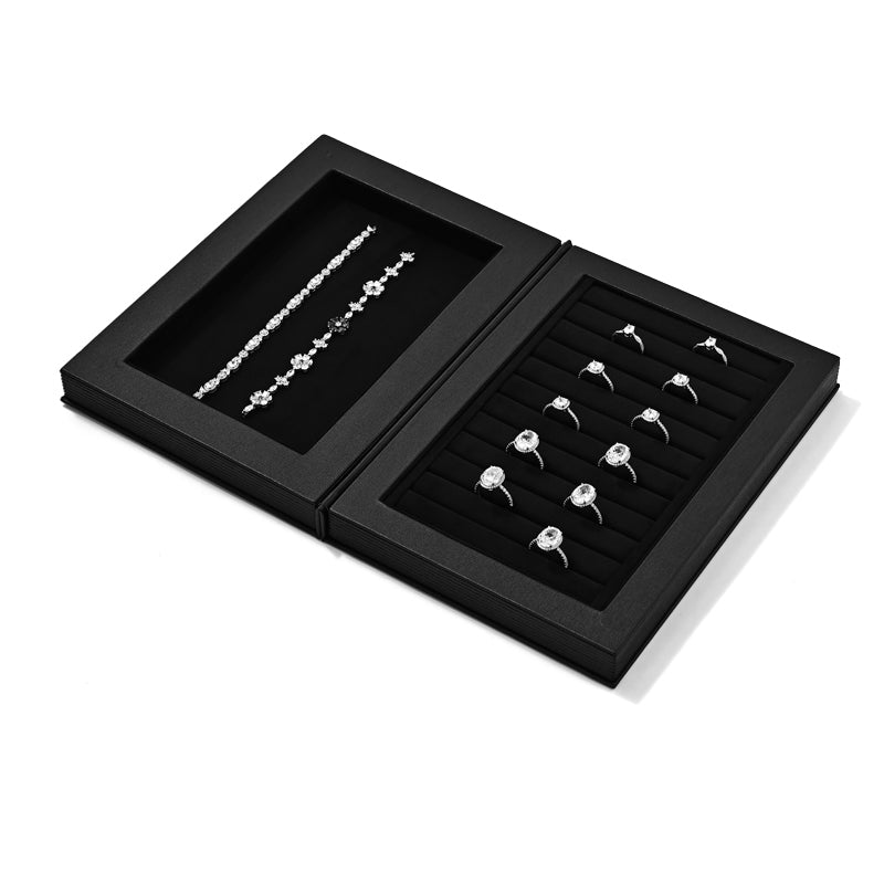 Luxury PU Leather Jewelry Packaging Box H188