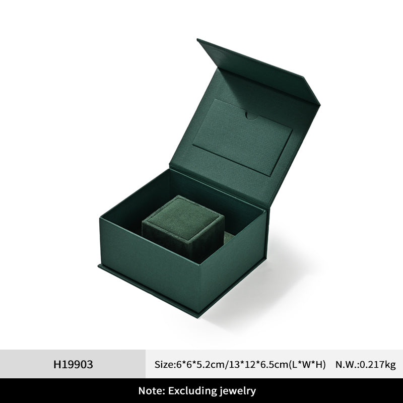 FANXI ring boxes high-end jewelry box with magnetic outer jewelry packaging box H199