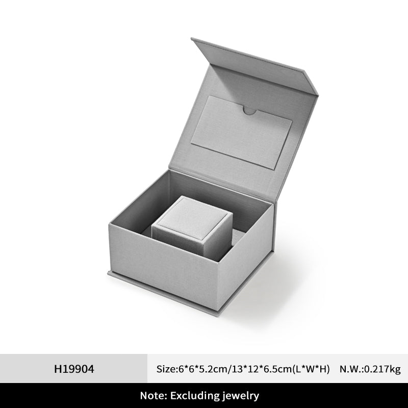 FANXI ring boxes high-end jewelry box with magnetic outer jewelry packaging box H199