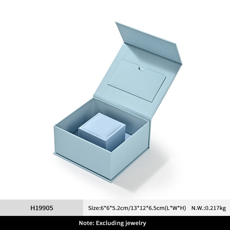 FANXI ring boxes high-end jewelry box with magnetic outer jewelry packaging box H199
