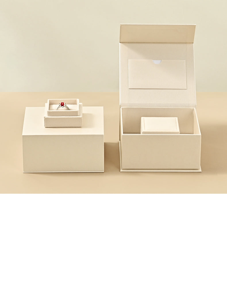 FANXI ring boxes high-end jewelry box with magnetic outer jewelry packaging box H199